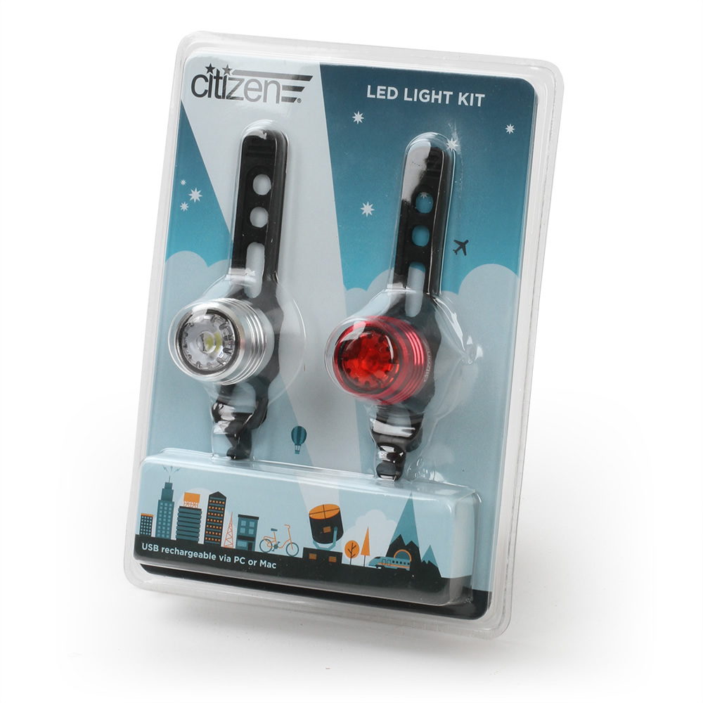 Citizen Bike USB Rechargeable LED Light Kit